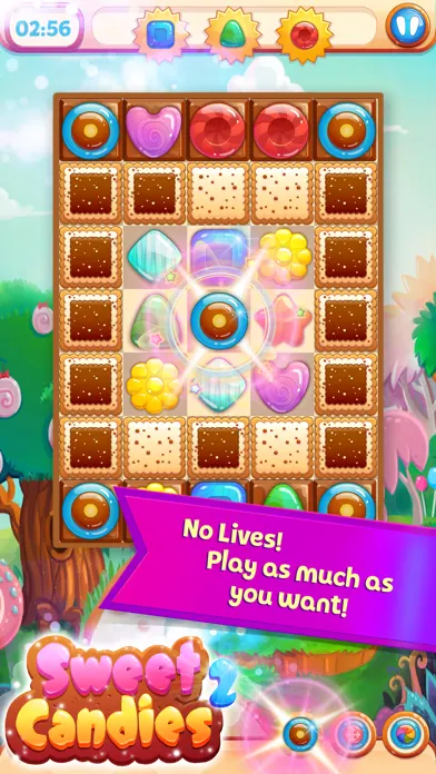 Sweet Candies 2 gameplay screenshot from the official store listing
